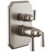 Brizo Beauclere T75665 TempAssure Thermostatic Valve with Integrated 6-Function Diverter Trim - Luxe Nickel