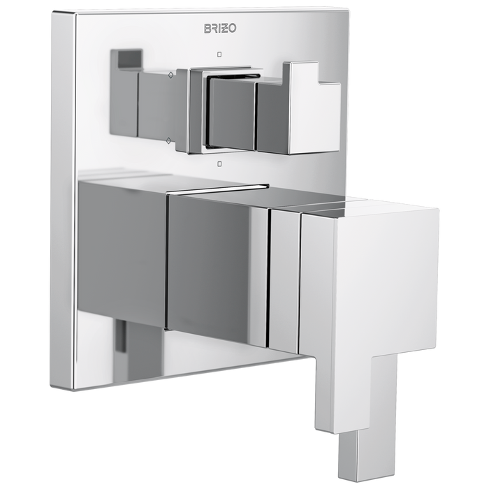 Brizo Brizo Siderna: TempAssure Thermostatic Valve with Integrated 6-Function Diverter Trim
