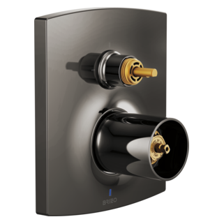 Brizo Kintsu: Pressure Balance Valve with Integrated 3-Function Diverter Trim - Less Handles