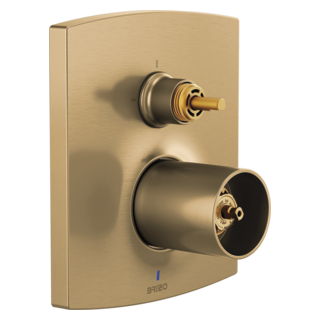 Brizo Kintsu: Pressure Balance Valve with Integrated 3-Function Diverter Trim - Less Handles
