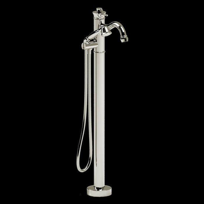 Riobel TAT39 Retro Single Hole Floor Mount Tub Filler Trim