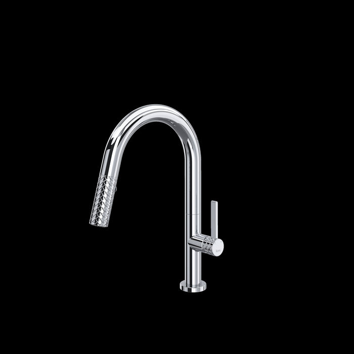 ROHL TE65D1 Tenerife Pull-Down Bar/Food Prep Kitchen Faucet with C-Spout