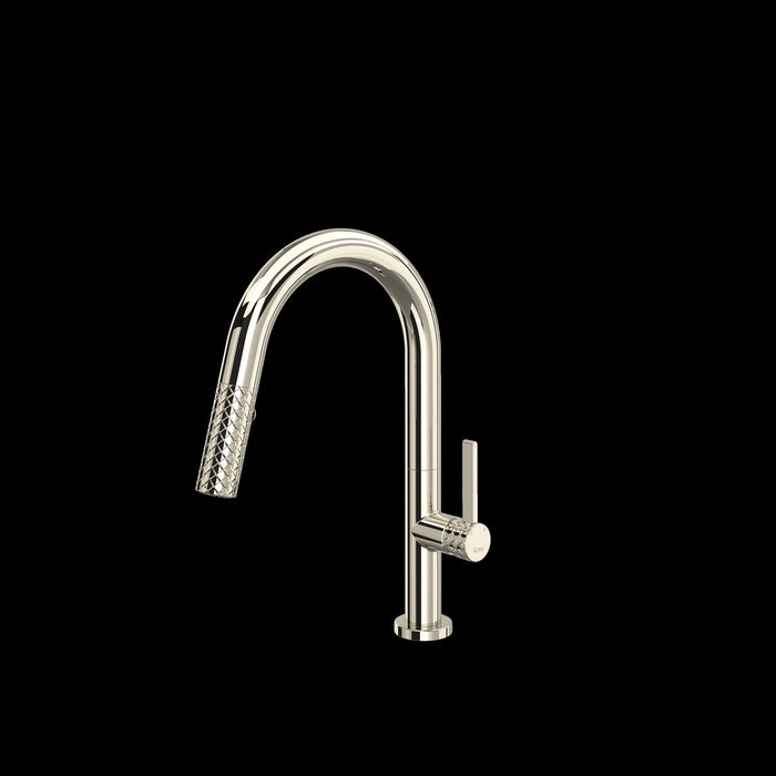 ROHL TE65D1 Tenerife Pull-Down Bar/Food Prep Kitchen Faucet with C-Spout