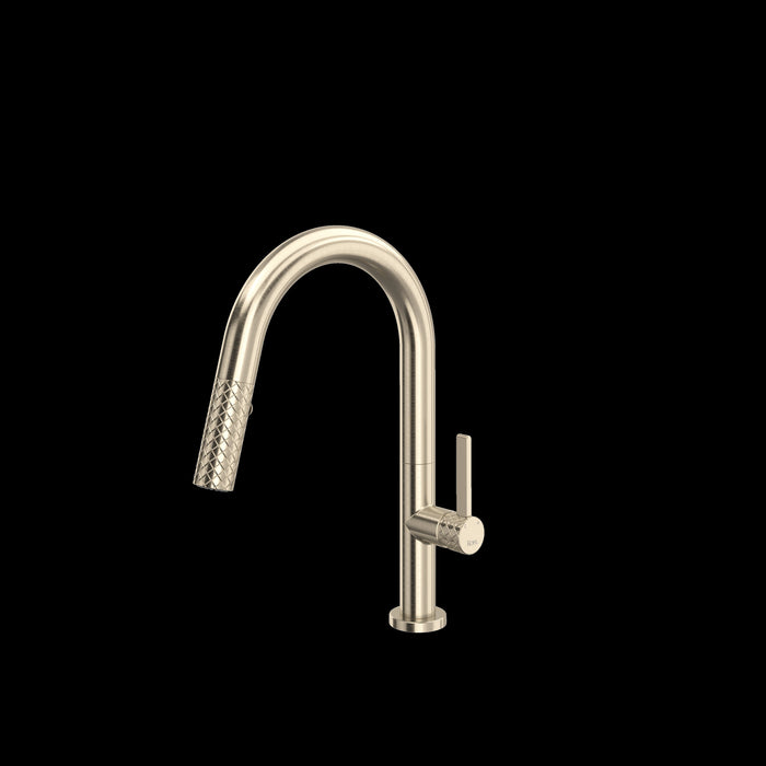 ROHL TE65D1 Tenerife Pull-Down Bar/Food Prep Kitchen Faucet with C-Spout