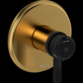 Riobel TMMRD45 Momenti 1/2" Therm & Pressure Balance Trim with 5 Functions