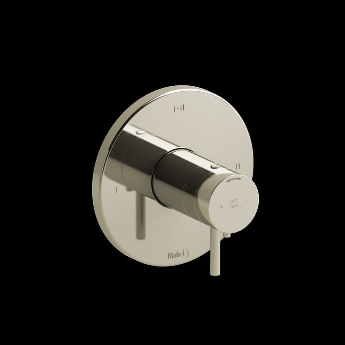 Riobel TPATM23 Pallace 1/2" Therm & Pressure Balance Trim with 3 Functions