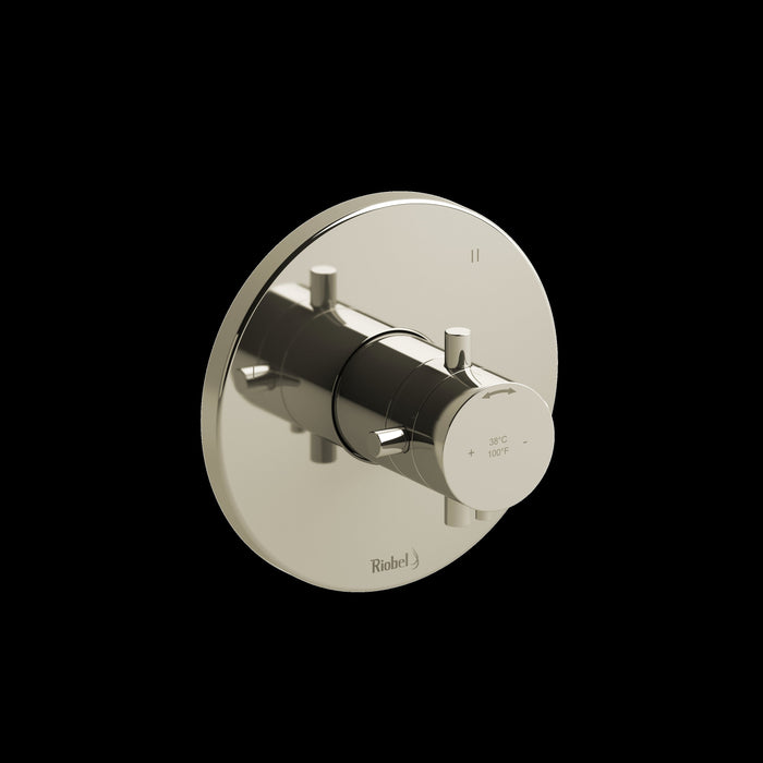 Riobel TPATM47 Pallace 1/2" Therm & Pressure Balance Trim with 3 Functions