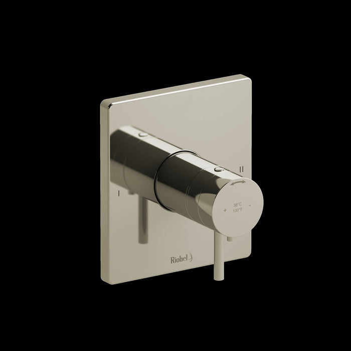 Riobel TPATQ44 Pallace 1/2" Therm & Pressure Balance Trim with 2 Functions