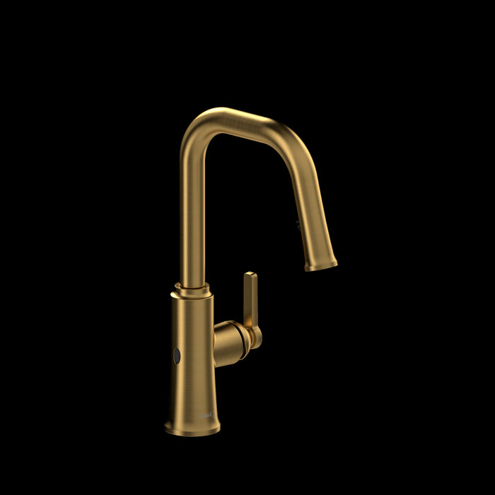 Riobel TTSQ111 Trattoria Pull-Down Touchless Kitchen Faucet with U-Spout