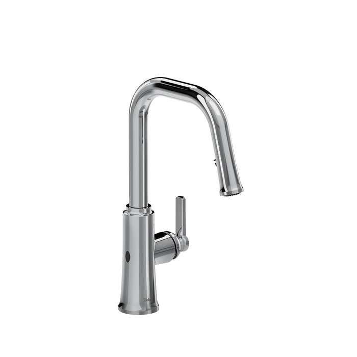 Riobel TTSQ111 Trattoria Pull-Down Touchless Kitchen Faucet with U-Spout