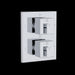 Riobel TZOTQ46 Zendo 3/4" Therm & Pressure Balance Trim with 6 Functions