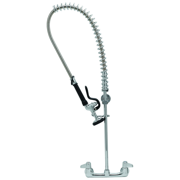 T&S Brass 5PR-8W00 Wall, Pre-Rinse, Mixing Faucet, Polished Chrome