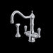 Perrin & Rowe U.1570 Edwardian Two Handle Filter Kitchen Faucet with Side Spray