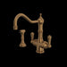 Perrin & Rowe U.1570 Edwardian Two Handle Filter Kitchen Faucet with Side Spray