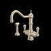Perrin & Rowe U.1570 Edwardian Two Handle Filter Kitchen Faucet with Side Spray