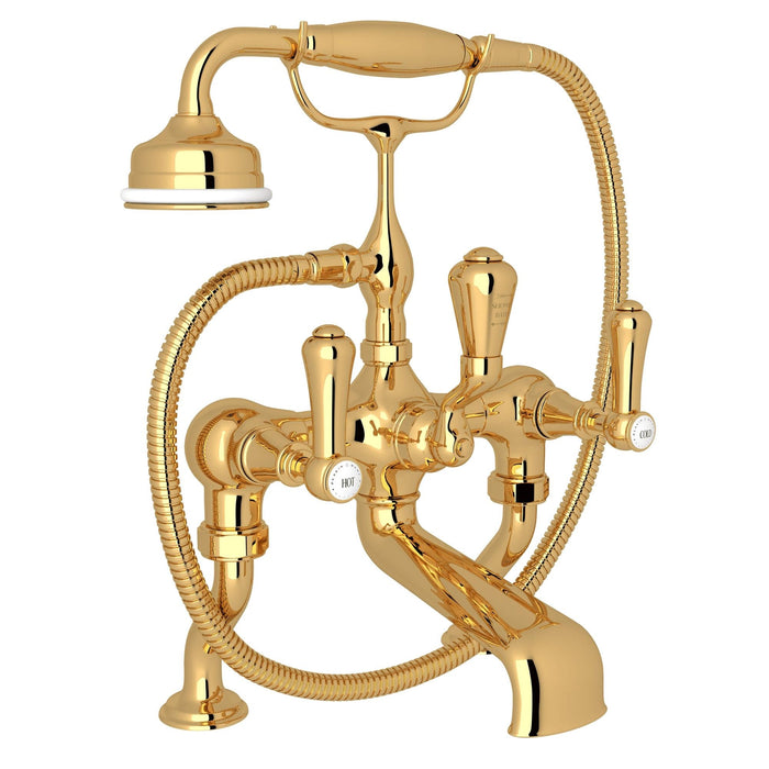 Perrin & Rowe U.3000 Georgian Era Exposed Deck Mount Tub Filler