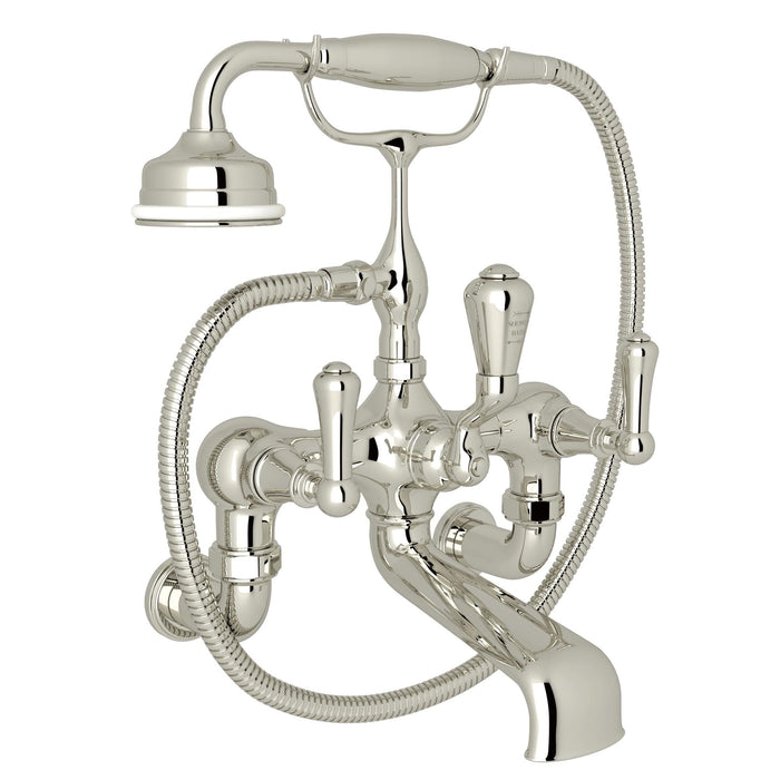 Perrin & Rowe U.3006 Georgian Era Exposed Wall Mount Tub Filler