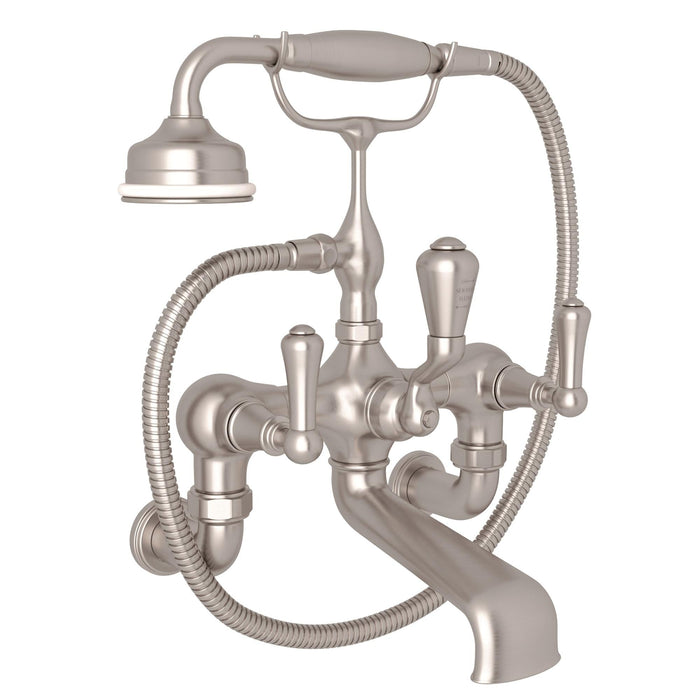 Perrin & Rowe U.3006 Georgian Era Exposed Wall Mount Tub Filler
