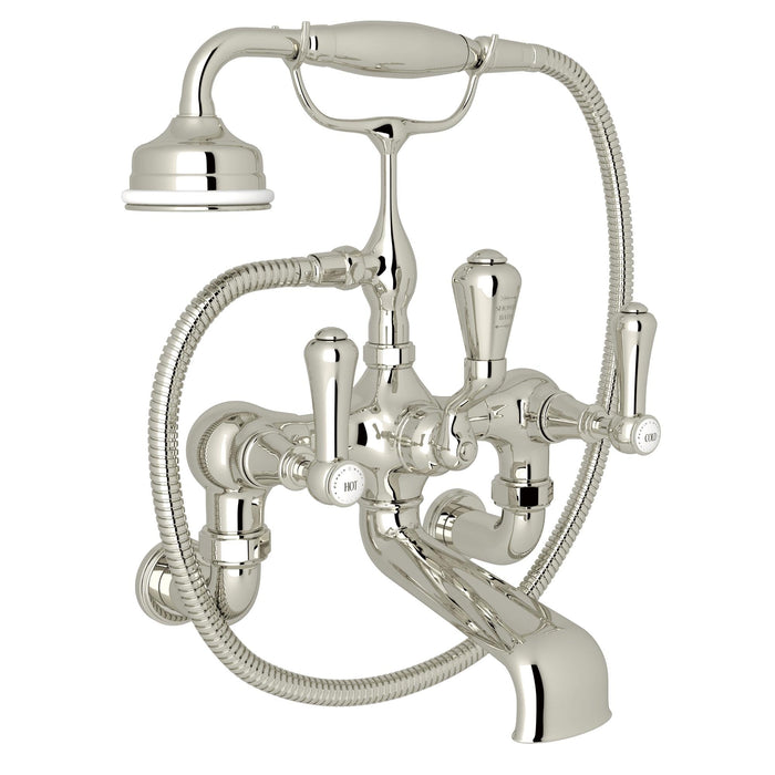 Perrin & Rowe U.3006 Georgian Era Exposed Wall Mount Tub Filler