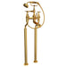 Perrin & Rowe U.3121 Deco Floor Mount Tub Filler