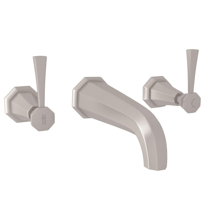Perrin & Rowe U.3170 Deco Wall Mount Lavatory Faucet