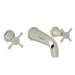 Perrin & Rowe U.3171 Deco Wall Mount Lavatory Faucet
