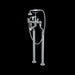 Perrin & Rowe U.3520 Edwardian Floor Mount Tub Filler