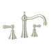Perrin & Rowe U.3723 Georgian Era Widespread Lavatory Faucet With Column Spout