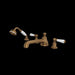 Perrin & Rowe U.3737 Edwardian 4-Hole Deck Mount Tub Filler with Low Spout