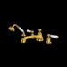 Perrin & Rowe U.3737 Edwardian 4-Hole Deck Mount Tub Filler with Low Spout