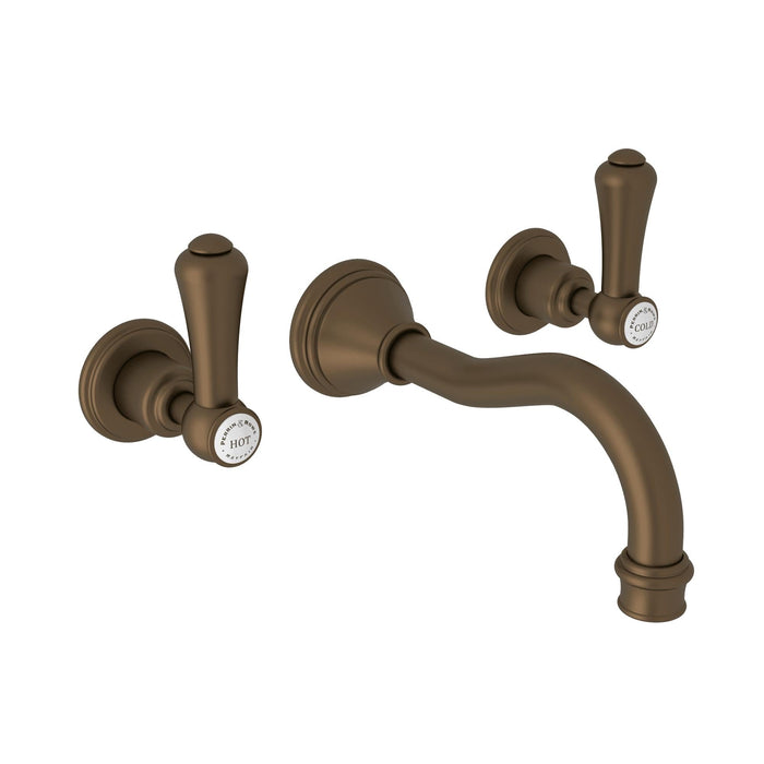 Perrin & Rowe U.3793 Georgian Era Wall Mount Lavatory Faucet