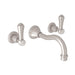 Perrin & Rowe U.3793 Georgian Era Wall Mount Lavatory Faucet