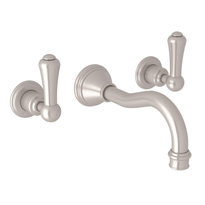 Perrin & Rowe U.3793 Georgian Era Wall Mount Lavatory Faucet