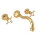 Perrin & Rowe U.3794 Georgian Era Wall Mount Lavatory Faucet