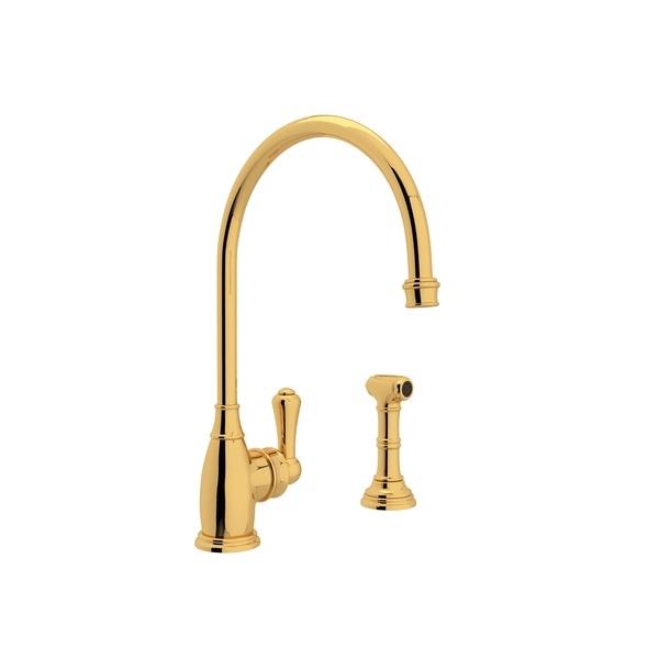 Perrin & Rowe U.4702 Georgian Era Kitchen Faucet With Side Spray