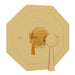 Perrin & Rowe U.5157 Deco 3/4" Thermostatic Trim Without Volume Control