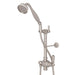 Perrin & Rowe U.5373N Riser Diverter, Handshower, Handshower Holder, Hose and 8" Thermostatic Outlet