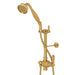 Perrin & Rowe U.5373N Riser Diverter, Handshower, Handshower Holder, Hose and 8" Thermostatic Outlet