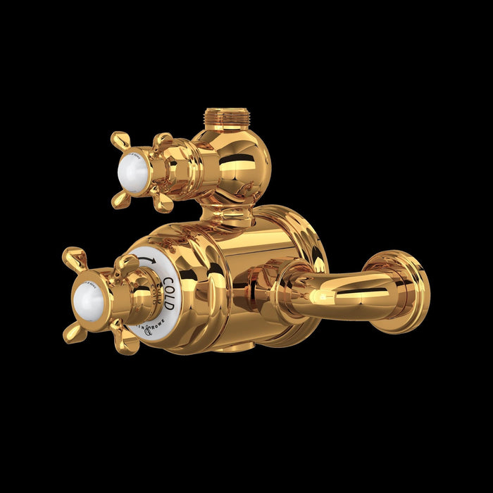 Perrin & Rowe U.5552 Edwardian 3/4" Exposed Therm Valve With Volume And Temperature Control