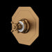 Perrin & Rowe U.5586 Edwardian 3/4" Octagonal Thermostatic Trim Without Volume Control