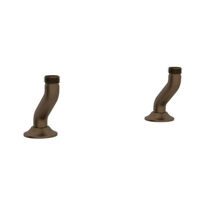Perrin & Rowe U.6793 Georgian Era Bridge Kitchen Faucet Deck Unions