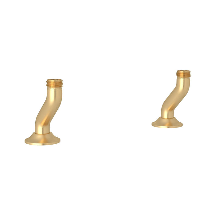 Perrin & Rowe U.6793 Georgian Era Bridge Kitchen Faucet Deck Unions
