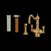 Perrin & Rowe U.KIT1570 Edwardian Two Handle Filter Kitchen Faucet Kit With Side Spray