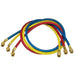 YELLOW JACKET 21985 PLUS II Refrigerant Charging Hose With HAV Standard Fitting, Flared Connection, 60 in L, Nylon