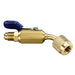 YELLOW JACKET 93843 Compact Ball Valve, 1/4 in Nominal, Male x Female Connection, 800 psi Pressure, Lever Operator