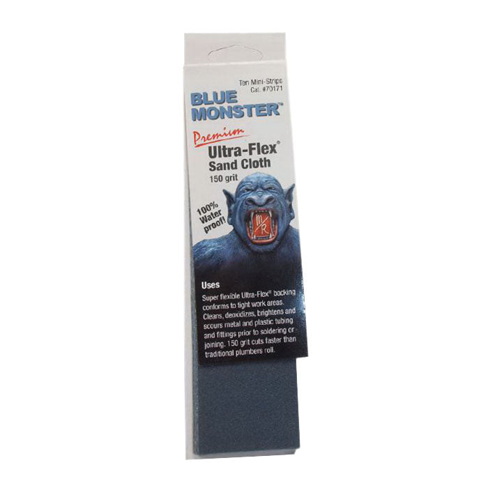 The Mill-Rose Company 70171 Ultra-Flex Abrasive Cloth, 8 yd L, 150 Grit, Aluminum Oxide Abrasive