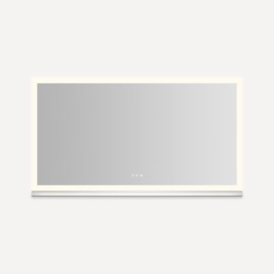 Robern Uplift Tech Cabinet, 48" x 27" x 6", Perimeter Lit, Dimmable, Electric+ with TUN Upgrade: Interior Lighting, Electrical Outlets, USB Charging Ports, Night Light, Defogger, TUN Technology