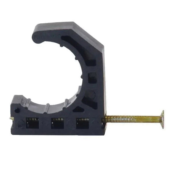 Uponor F7050750 1/2" - 3/4" CTS Tube Talon Plastic Half Clamp Tube Hanger with Nail (Pack of 100)