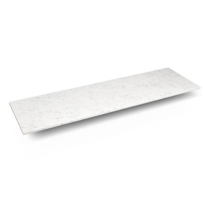 Robern Engineered Stone Top Quartz Stone Vanity Top, 73" x 3/4" x 22", Dry Top