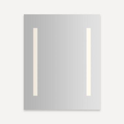 Robern Vitality Lighted Cabinet, 24" x 30" x 4", Columnn Light Pattern, Soft White (3000K), Dimmable, Electrical Outlet, Left Hinge